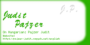 judit pajzer business card